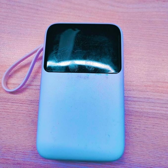 Power Bank, 15000mAh Portable Charger with Built in Cable, 22.5W Fast Charging, 6 Outputs, Slim Travel Essential Battery Pack with LED Display, Compatible with iPhone 17/16/15/14/13, iPad SkyBlue