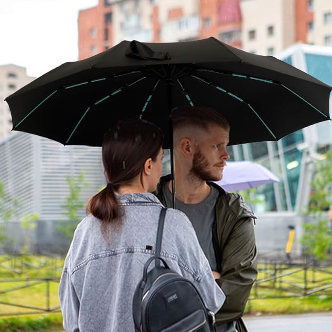Compact Umbrella for Travel – Windproof & Waterproof Umbrella – Durable Umbrellas for Rain for Men & Women