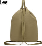 Lee Drawstring Backpack Bag Lightweight Small Gym Swim Beach Bag Water Resistant Sports Sackpack for Men Women, -LEE48-002DKH