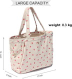 ESVAN Corduroy Yoga Tote Bag Gifts for Women Drawstring Yoga Mat Bag for Office Workout Travel Carryall Pilates Gym