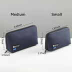 RIGHT AWAY Travel Tech Pouch，Waterproof Cord Case，Electronics Organizer Travel Case，Cable Organizer Storage Bag For Phone, Charger, Accessories(Dark Blue)