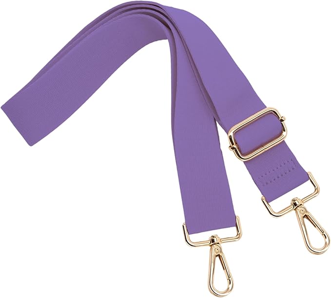S&loyoe Thickened Solid Color Purse Straps Replacement Crossbody Bag Strap Adjustable Wide Guitar Straps for Handbags 1.5inch