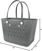 Lightweight Extra large Rubber Beach Bag Small mini Tote Bag for Gym Waterproof medium Open Handbag for Pool Sports
