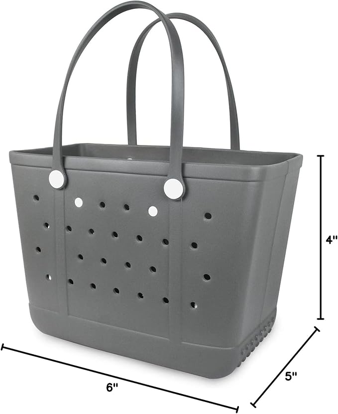 Lightweight Extra large Rubber Beach Bag Small mini Tote Bag for Gym Waterproof medium Open Handbag for Pool Sports