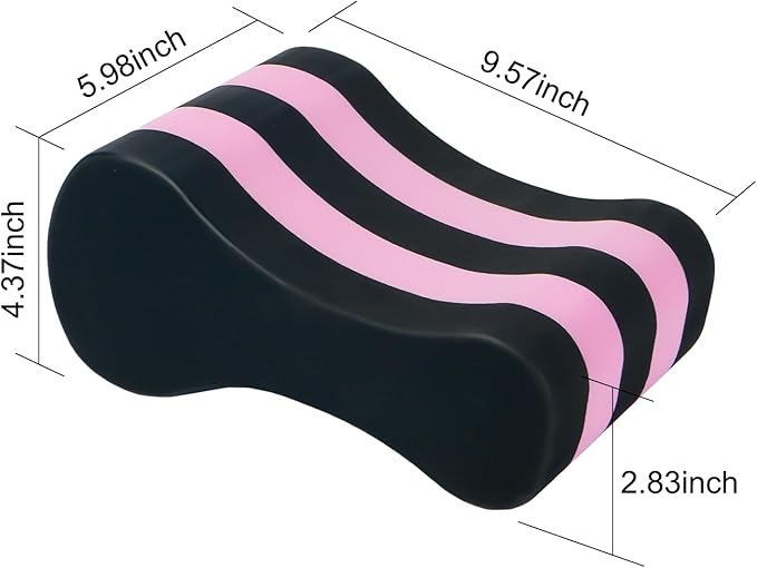 Swimming Pull Float, Soft Swimming Float Kickboard, EVA 5-Layer Pull Buoy Leg Float, Pool Training Aid, Legs and HIPS Support for Adults, Kids, and Beginners