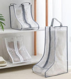 Portable 2 Pack Boots Storage, Tall Boots Storage/Protector Bag,Grey Portable waterproof storage bags are used for travel storage, under the bed, wardrobe, shoe cabinet and other home storage