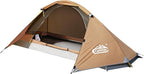 camppal 1 Person Tent for Camping Hiking Mountain Hunting Backpacking Tents 4 Season Resistance to Windproof Rainproof and Waterproof