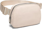 Belt Bag for Women Fanny Pack Crossbody Bags for Women Fashion Waist Packs with Adjustable Strap Gifts for Teen Girls Women Men (Beige)