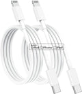 USB C to Lightning Cable (2pack 10 ft), Apple MFi Certified iPhone Fast Charger 3m, Power Delivery Original Type C Charging Cord for Apple iPhone 13/12/11 Pro/11/XS MAX/XR/8/7/6s Plus,iPad (White)