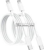 USB C to Lightning Cable (2pack 10 ft), Apple MFi Certified iPhone Fast Charger 3m, Power Delivery Original Type C Charging Cord for Apple iPhone 13/12/11 Pro/11/XS MAX/XR/8/7/6s Plus,iPad (White)