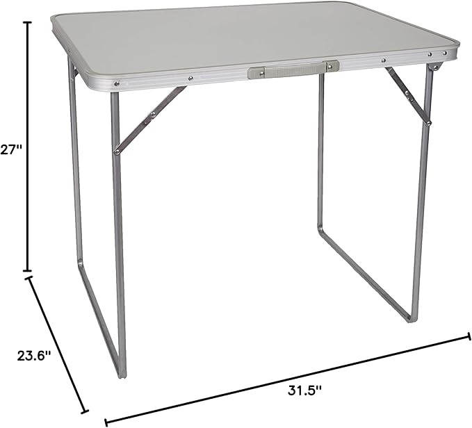 Stansport Compact Portable Kids Picnic Table – Foldable Space-Saving Design with Locking Legs – Lightweight Children’s Picnic Set for Travel, Parks, Campsite – Durable Steel Frame & Easy Clean Surface