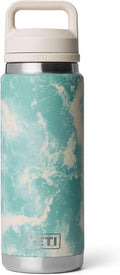 YETI Rambler 26 oz Bottle, Leakproof, Vacuum Insulated, Stainless Steel with Chug Cap, Sea View