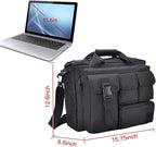 Tactical Briefcase, tactical computer bag 14.1" 15.6 In Men's Military Laptop Messenger Multifunction Briefcase for Men