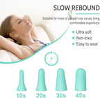 LYSIAN Ultra Soft Foam Earplugs for Sleep - 38dB Noise Cancelling Ear Plugs Perfect for Travel, Study & Quiet Rest - 60 Pairs Value Pack (Aqua)