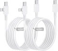 2 in 1 iPhone Fast Charger Cable 10ft, Long USB C to C Charging Cord/Type C to Lightning for Apple iPhone 17 Pro Max/17 Air/16 Pro/16e/15 Plus/14/13/12 Mini/11/XS/XR/X/8/7 Plus/6S/iPad/MacBook Pro