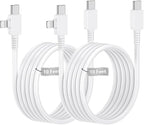 2 in 1 iPhone Fast Charger Cable 10ft, Long USB C to C Charging Cord/Type C to Lightning for Apple iPhone 17 Pro Max/17 Air/16 Pro/16e/15 Plus/14/13/12 Mini/11/XS/XR/X/8/7 Plus/6S/iPad/MacBook Pro
