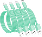 4 Pack [Apple MFi Certified] Apple Charging Cables 6ft, iPhone Chargers Lightning Cable 6 Foot, Fast iPhone Charging Cord for iPhone 14/14Pro/13/13Pro/12/11/11Pro/11Max/ X/XS/XR/XS Max/8, ipad