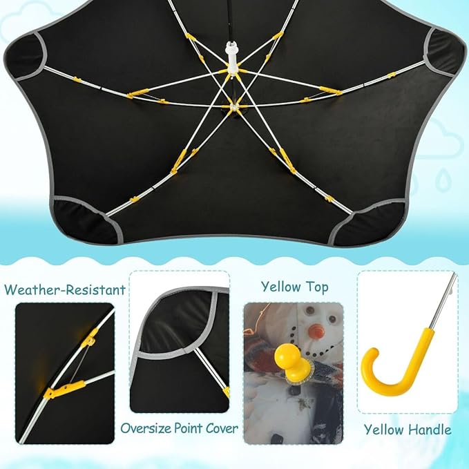 ALAZA Kids Umbrella Stick Umbrellas Cute Umbrella for Boys Girls Toddler UV/Sun Rain Windproof