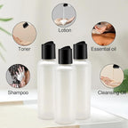 Empty Travel Bottles for Toiletries 3.4 oz Travel Size Bottles Tsa Approved Travel Size Cosmetic Container for Shampoo, Conditioner 10 PCS