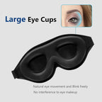 ALASKA BEAR Sleep Mask Memory Foam Contoured Eye Cups for Women and Men, Soft Stitched Edge 3D Blackout Eye Mask for Sleeping No Pressure on Eyelids and Eyelashes Protection, Earplugs Set, Floral