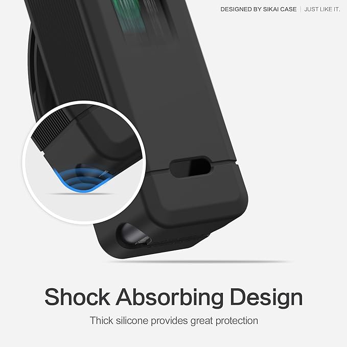 Silicone Case for Anker Prime Power Bank 27,650mAh 250W 1/4-inch nut Hole, TF/SIM Card Storage Reserved Compatible with Anker 250W Prime Power Bank Protective Cover Dustproof Soft with Handle(Black)