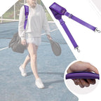 59 Inch Shoulder Straps, Soft with Ultra-Thick Fixed Shoulder Pad, Two Way Independently Adjustable Buckle Replacement Straps for Laptop Bag Messenger Bag Tool Bag Luggage,Purple