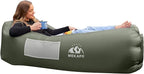 WEKAPO Inflatable Couch Air Lounger Chair - Camping & Beach Accessories, Portable Blow up Sofa for Hiking, Lawn, Indoor/Outdoor Movies & Music Festivals. Lightweight and Easy to Set Up Air Hammock