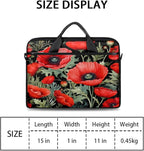 Laptop Shoulder Bag for Women Men, Waterproof Computer Case Messenger Bag Briefcase for Business Office Travel