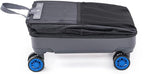 Handy Sandy Roler Bag, Fold Flat Patent Reusable Grocery Bag On Wheels, Shopping Trolley, Rolling Tote, Zipper Closure, Lightweight, Folds Flat -Blue