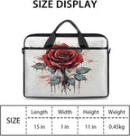 Laptop Shoulder Bag for Women Men, Waterproof Computer Case Messenger Bag Briefcase for Business Office Travel