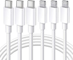 Ximytec [Apple MFi Certified] USB C to Lightning Cable 3Pack 3FT iPhone Fast Charger Type Charging Cord Compatible with 13 Pro Max 12 11 XS XR X 8 iPad,White