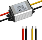 8-22V to 3-15V DC Converter Car Power Voltage, Waterproof DC 8-22V Step Down to DC 3-15V 3A Voltage Regulator Buck Converter Power Supply Step-Down Module Compatible with Vehicle Car Truck Volt
