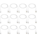 USB A to Micro USB Cable Bulk 12-Pack 3ft, Android Charging Cord