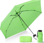Compact Travel Umbrella with Case - Mini Umbrella for Purse, Small Lightweight &Tiny Design Perfect for Parasol Outdoor Sun&Rain Umbrellas