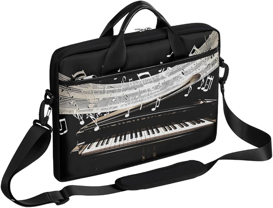 Laptop Shoulder Bag for Women Men, Waterproof Computer Case Messenger Bag Briefcase for Business Office Travel