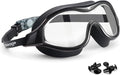 Swim Goggles No Leaking Anti-Fog Pool Goggles Swimming Goggles for Adult Men Women Youth, UV Protection 180° Clear Vision