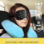 Silk Sleep Eye Mask for Men Women, Comfortable Super Soft Eye Mask with Adjustable Strap, 100% Pure Silk, Works with Every Nap Position, Ultimate Sleeping Aid Blindfold, Blocks Light, Jersey Slumber