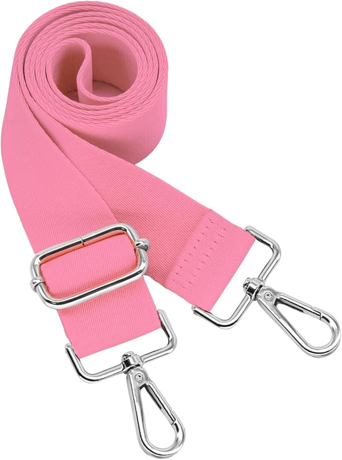 S&loyoe Thickened Solid Color Purse Straps Replacement Crossbody Bag Strap Adjustable Wide Guitar Straps for Handbags 1.5inch