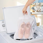 Shoe Drying Bag, Reusable Sneaker Drying Mesh Bags, Laundry Bag for Dryings Shoes, with Zipper Strap for Washing Machine, Shoes, Clothing, for Most Dryers Door(COLOR:white)