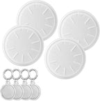 Tracker Tags-4 Pack, Item Tracker with Waterproof Case for Your Keys, Wallet etc, Luggage Tracker Works with Find My APP (iOS Only)