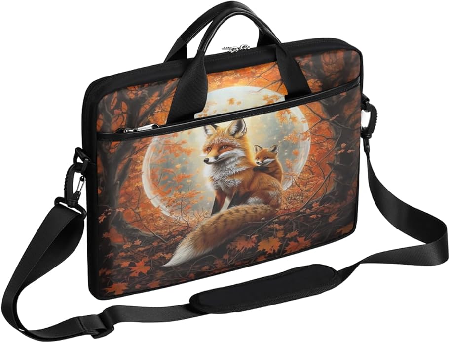 Laptop Shoulder Bag for Women Men, Waterproof Computer Case Messenger Bag Briefcase for Business Office Travel