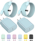Type C Charger Fast Charging for iPhone 16 15,USB C Samsung Chargers Block 25W Super Fast Wall Chargers for Samsung Galaxy S25/S24 S23 S22 S21/iPhone 16/16 Pro Max/15/15 Pro Max,Android Charger(Blue)