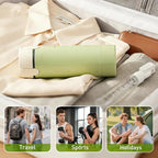 AprYew 4 in 1 Travel Dispenser Bottles Refillable, 4 Pack 30ML Travel Bottles for Toiletries, Travel Size Shampoo and Conditioner Bottles,for Vacation Business Trip (White)