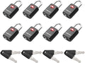 SURE LOCK Mini TSA Approved Keyed Luggage Lock – One Key Opens All, Fits Tight Zipper Gaps & Small Pull Holes, Compact Travel Lock for Suitcases, Backpacks & Handbags