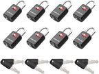 SURE LOCK Mini TSA Approved Keyed Luggage Lock – One Key Opens All, Fits Tight Zipper Gaps & Small Pull Holes, Compact Travel Lock for Suitcases, Backpacks & Handbags