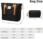 6 Piece Luggage Sets with Bags, Lightweight Expandable Checked Luggage Sets, Hardshell ABS Spinner Wheels Carry on Suitcase with TSA Lock, for Travel, Women Men (Black Brown, 18/20/24/28inch+2bags)