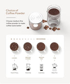 RECAFIMIL 2-in-1 Cold Brew Dripper Cold Brew Coffee Maker,Ice Drip Coffee Maker 300ml - Coffee maker for cold brewed coffee and tea, coffee maker for cold extraction