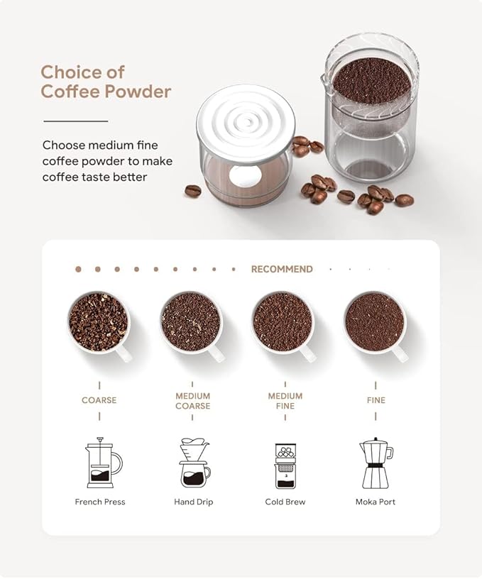 RECAFIMIL 2-in-1 Cold Brew Dripper Cold Brew Coffee Maker,Ice Drip Coffee Maker 300ml - Coffee maker for cold brewed coffee and tea, coffee maker for cold extraction