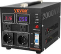VEVOR Voltage Converter Transformer, 2000W, Heavy Duty Step Up/Down Transformer, Convert from 110 Volt to 220 Volt and from 220 Volt to 110 Volt, with US Outlet EU Outlet 5V USB Port, CE Certified