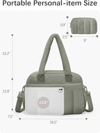 oscaurt Gym Bag for Women Lightweight Duffle Bag for Travel with Toiletry Pouch Water Resistant Carry On Weekender Overnight Duffel